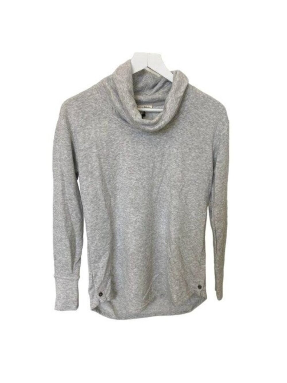 Jane And Delancey Heather Grey Cowl Neck Sweater